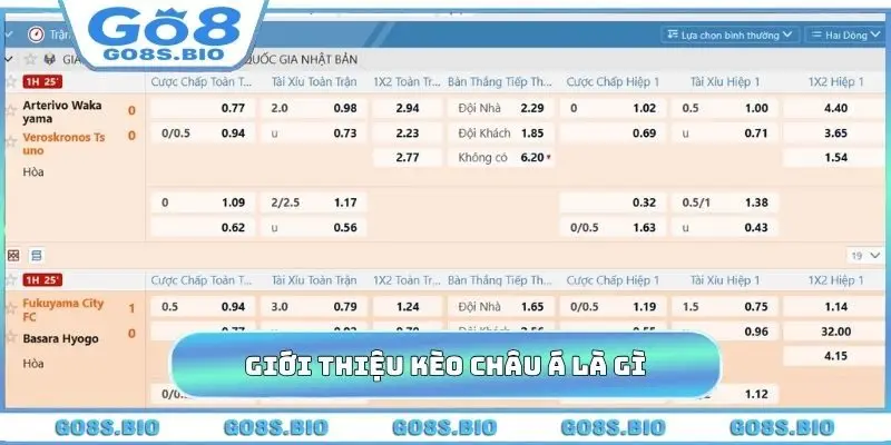 Giới thiệu kèo Châu Á là gì?