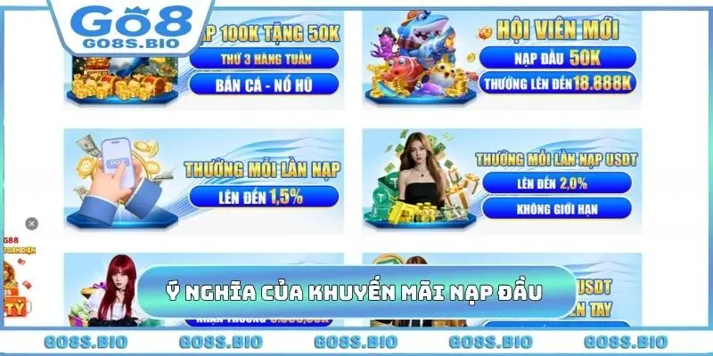 Ý nghĩa của khuyến mãi nạp đầu là gì 